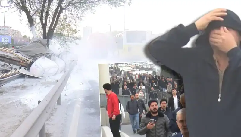 D-100'de Alçı Yüklü TIR Kazası Traffikte Felç Yaratıyor