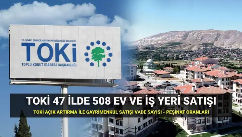 TOKİ'nin İhtiyaç Sahiplerine Sunacağı 508 Konut ve İş Yeri Satışları Nedir?