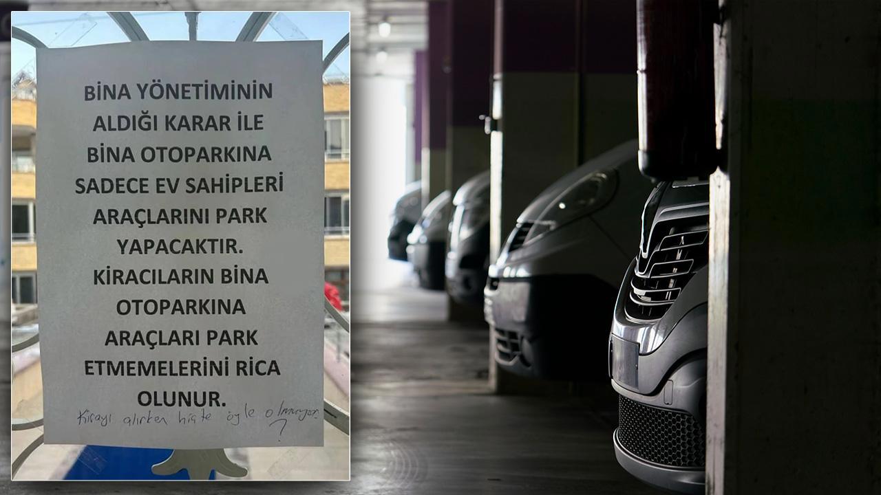 Kiracının Otopark Hakkı Konusunda Siteden Yönetim Tarafından Açıklama Geldi