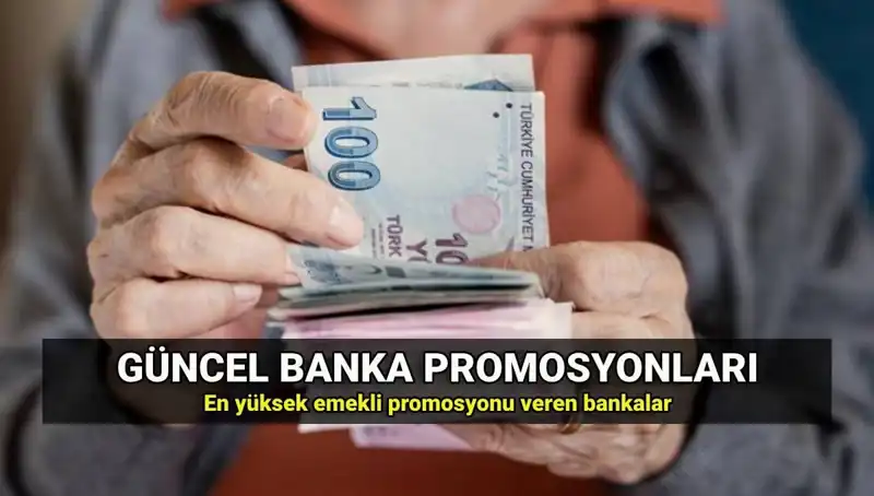 2025'te Emekliler İçin Banka Promosyonu Tutarları: En Yüksek ve Düşük Seçenekler