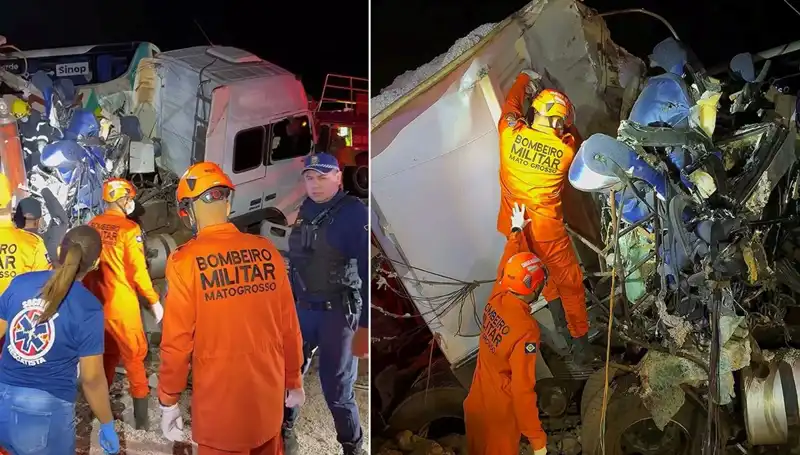 Brezilya'da Feci Otobüs Kazasında 11 Kişi Hayatını Kaybetti, 45 Yaralı
