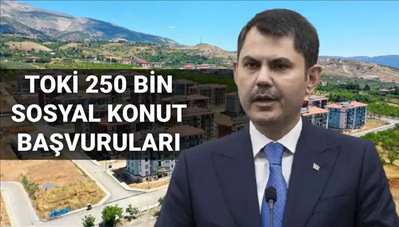 TOKİ 250 Bin Sosyal Konut Başvuru Tarihleri Açıklandı: İşte Detaylar!